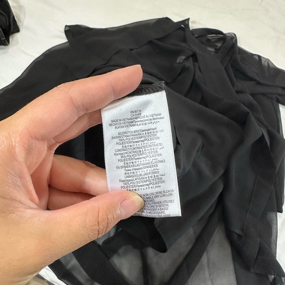 BCBGENERATION SHEER A-LINE DRESS - Picture 9 of 9